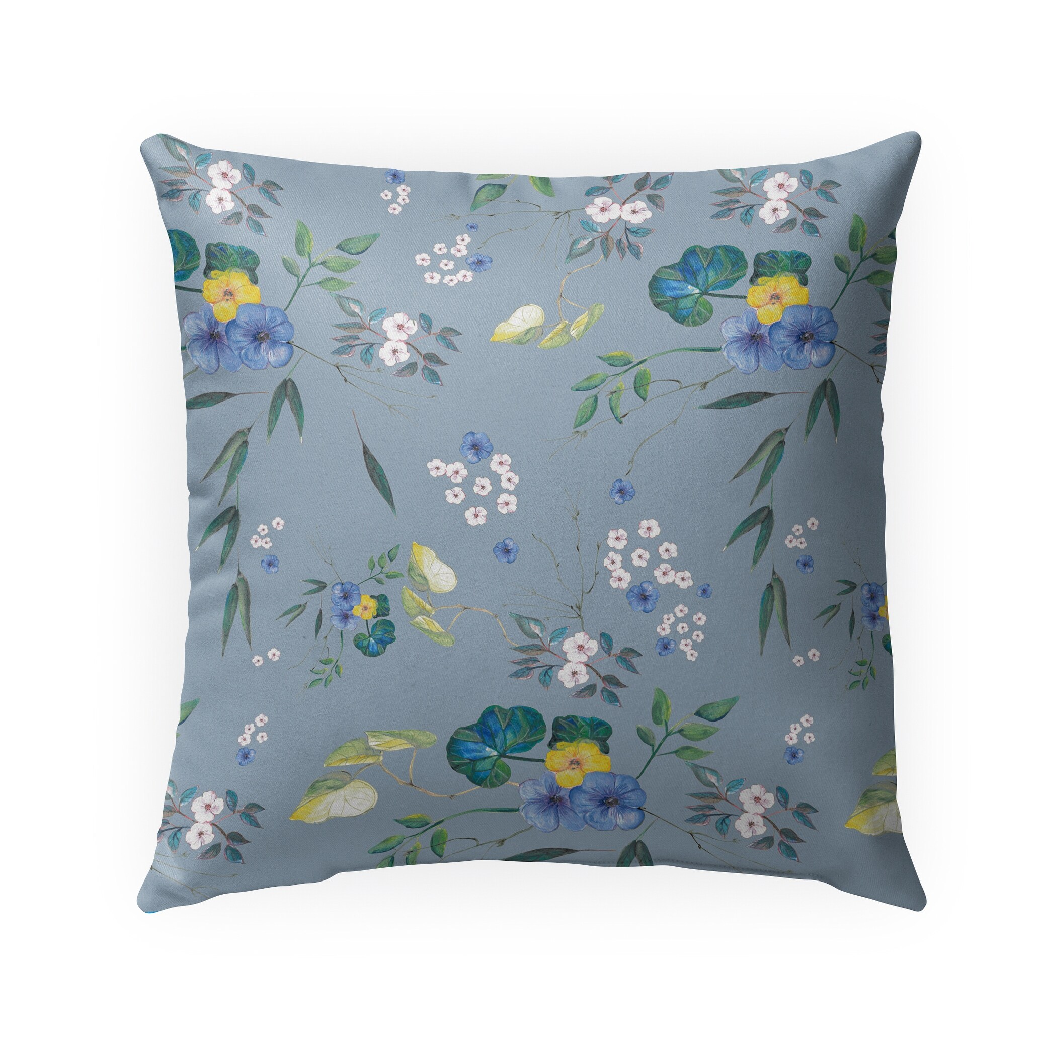 FLORAL BLUE Indoor Outdoor Pillow By Anne Cote Bed Bath Beyond 33017019